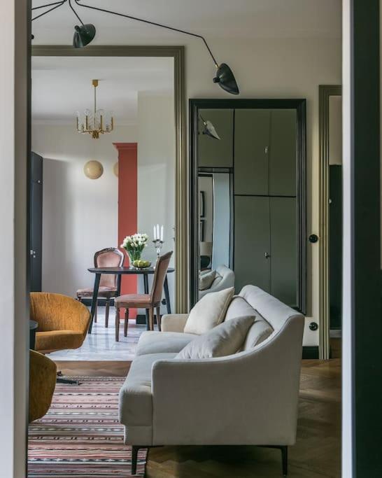 Dark Blue Apartment Varsovia Exterior foto
