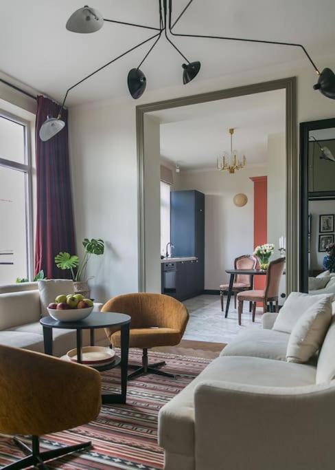 Dark Blue Apartment Varsovia Exterior foto