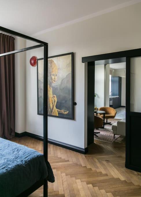 Dark Blue Apartment Varsovia Exterior foto