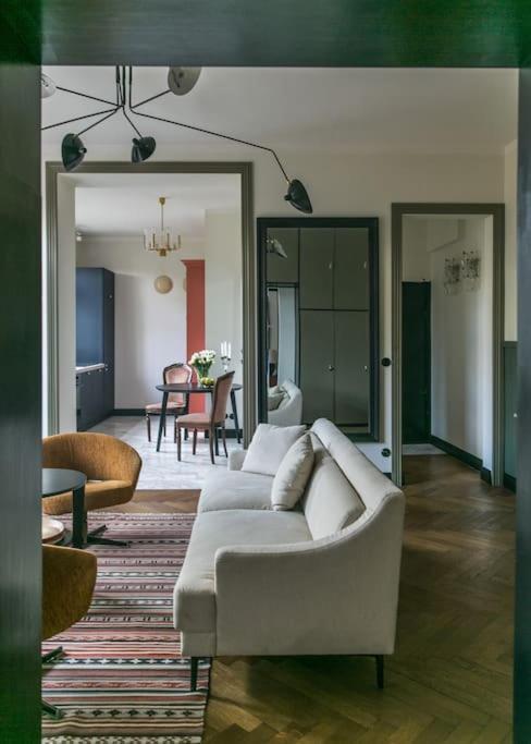 Dark Blue Apartment Varsovia Exterior foto
